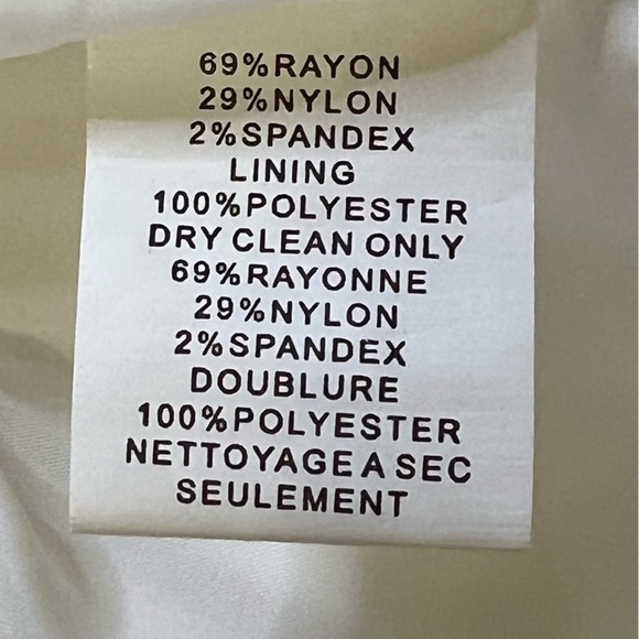 Trina Turk Ivory White Knit Cocktail Sheath Dress Faceted Beaded Neckline 4 NWT - Picture 12 of 15